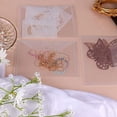 thumbnail image 6 of 20 Pcs Clear Stamp and Die Storage Bag, 5 x 7 Inch Stencil, 6 of 8