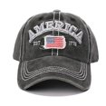 thumbnail image 3 of Baseball Caps Baseball Caps American Flag Washed Worn Holes Adjustable Sports Sun Hats Caps Gifts, 3 of 5
