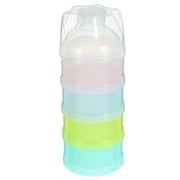 4 Layers Baby Milk Powder Formual Dispenser Baby Feeding Travel Storage Container Non-Spill Stackable Snack Storage Container