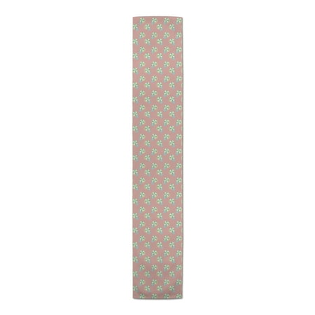 

Creative Products Pink and Green Umbrella Pattern 16 x 90 Cotton Twill Table Runner