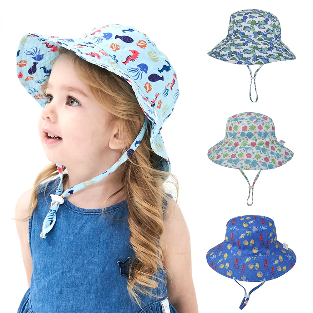 Beauty Girls Summer Sun Hat 4 Colors Child Breathable Lovely Caps for Kids Floral Bonnet Polyester