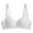 White, variant on Women's Bras New Women's Push up Bra Plus Size No Underwire Full Coverages Everyday Bras Comfortable Wireless Padded Style B-4 Black