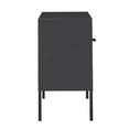 thumbnail image 5 of Bowery Hill Open Metal Shelf Nightstand with USB Port in Gray, 5 of 12