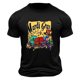 thumbnail image 1 of Casual Summer Tops Carnaval Impreso de Manga Corta Cuello Redondo, Poliéster Ligero para la Fiesta de Verano de Primavera, 1 of 9