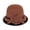 T, variant on MANHUJI Hats For Women Fashionable Women'S Autumn And Winter Flowers Round Top Casual Fisherman'S Basin Cap Small Bowler Hat Cloche Hats For Women (S,M)