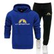thumbnail image 3 of Nueva sudadera con capucha y pantalones deportivos negros de La Sportiva para hombre, conjunto deportivo informal de alta calidad para uso diario, ropa de otoño, 3 of 4