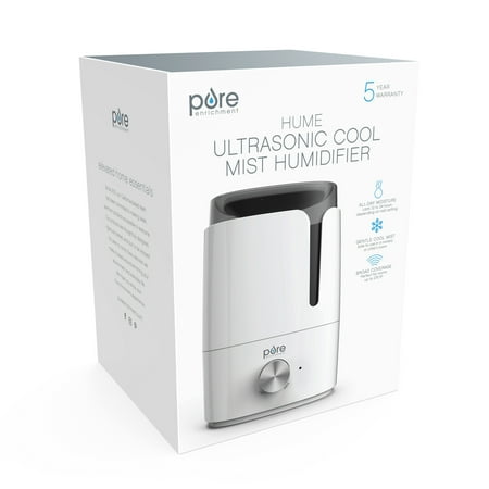 Pure Enrichment - HUME™ Ultrasonic .92 Gal. Cool Mist Humidifier - White