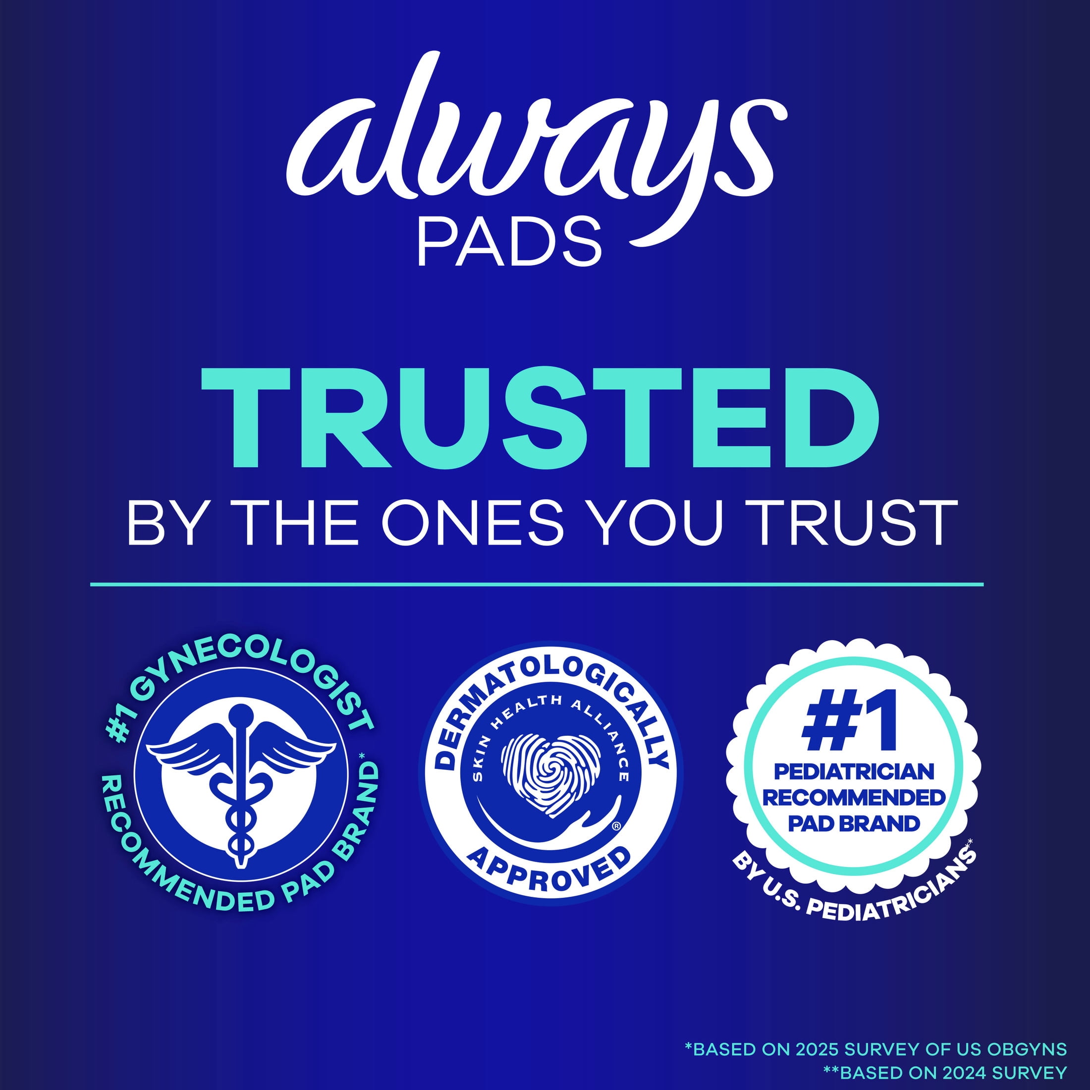 Always Maxi Overnight Pads with Wings, Size 6, 21