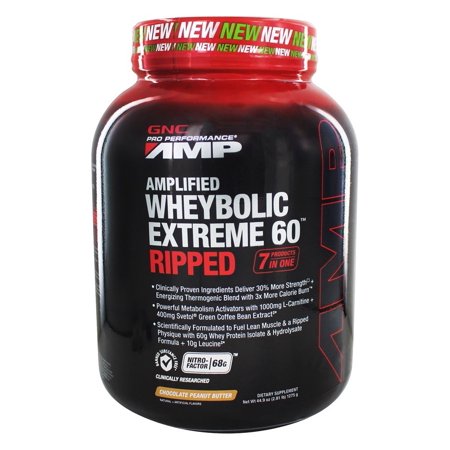 UPC 048107137410 product image for GNC - Pro Performance AMP Amplified Wheybolic Extreme 60 Ripped Chocolate Peanut | upcitemdb.com