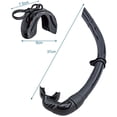 thumbnail image 2 of Snorkel De Silicona Para Adultos, Tubo De Respiración Húmedo, Snorkel Plegable, Equipo De Buceo Y Natación Yuarrent OD016794-01, 2 of 6