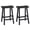 27-inch Black, variant on Alaterre Furniture Hayes Bar Stools Set of 2 - 31” Backless Bar Stools (Black)