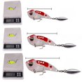 thumbnail image 4 of Cebo Vib Luya, lentejuelas giratorias, cebo de metal, cebo duro tembloroso, cebo falso con anzuelo de ranura de sangre, productos para equipos de pesca., 4 of 6