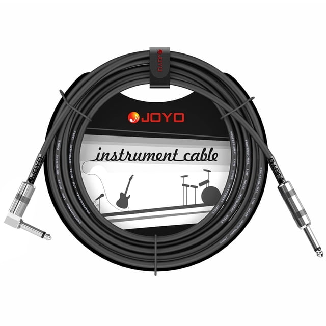 Cable para bajo JOYO Professional Audio de 15 pies/4,5 m, color negro