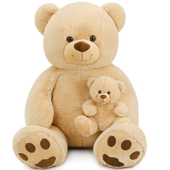 MorisMos 51'' Giant Teddy Bear with One Bear Plush Toy