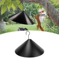 thumbnail image 1 of Squirrel Baffle, Professional Galvanized Steel Squirrel Flapper for Bird Feeder Pole, Guards Bird Feeders and Houses, Protects From Squirrels and Raccoons, 1 of 8