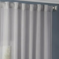 thumbnail image 5 of Steel Mountain Solid Faux Linen Sheer Curtain (1 Panel), Steel Mountain, 50W X 96L, 5 of 6