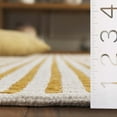thumbnail image 4 of SAFAVIEH Cape Cod Rowina Wavy Striped Runner Rug, Ivory/Gold, 2'3" x 8', 4 of 10