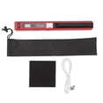 thumbnail image 1 of Scanner de documents A4 portable 900 DPI, multifonction, pour la maison et le bureau, rouge, 1 of 4