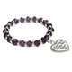 thumbnail image 2 of Pulsera de cristal púrpura, pulsera de moda para mujer, pulsera de metal púrpura, pulsera colgante, rendimiento de primer nivel, 2 of 8