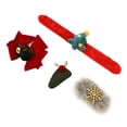 thumbnail image 1 of Slap Bracelet, Felt Material Christmas Clapping Circle  For Christmas For Outdoor For Party, 1 of 8