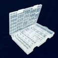 thumbnail image 3 of SHISUYAN Boîte de Rangement Multifonctionnelle en Plastique Dur Transparent pour Batteries 8 x - Grande Taille, 3 of 8