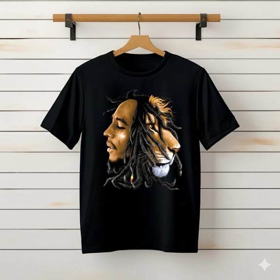 Bob Marley Lion Original Art, JEANNELABER T-Shirt