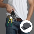 thumbnail image 3 of Magnetic Waist Clip Rubber Coated Magnet Base for Tools and Metal Hardware Holder for Construction and DIY Projects with Strong Suction Power 2.2 Inch, 3 of 3