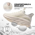 thumbnail image 3 of Zapatillas Deportivas Slip-On para Mujer ALLSWIFIT en Marfil Talla 9.5, 3 of 8