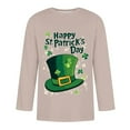 thumbnail image 5 of Weiqiqre Chemises pour Hommes Manches Trois-Quarts Motif de Cœur de la Saint-Valentin Imprimé Décontracté Col Rond Chandail T-Shirt Hauts, 5 of 5