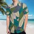 thumbnail image 5 of High Quality Hawaiian Shirts for Men Short Sleeve Aloha Beach Shirt Floral Summer Casual Button Down Shirts Blouses AOQGKA, 5 of 7