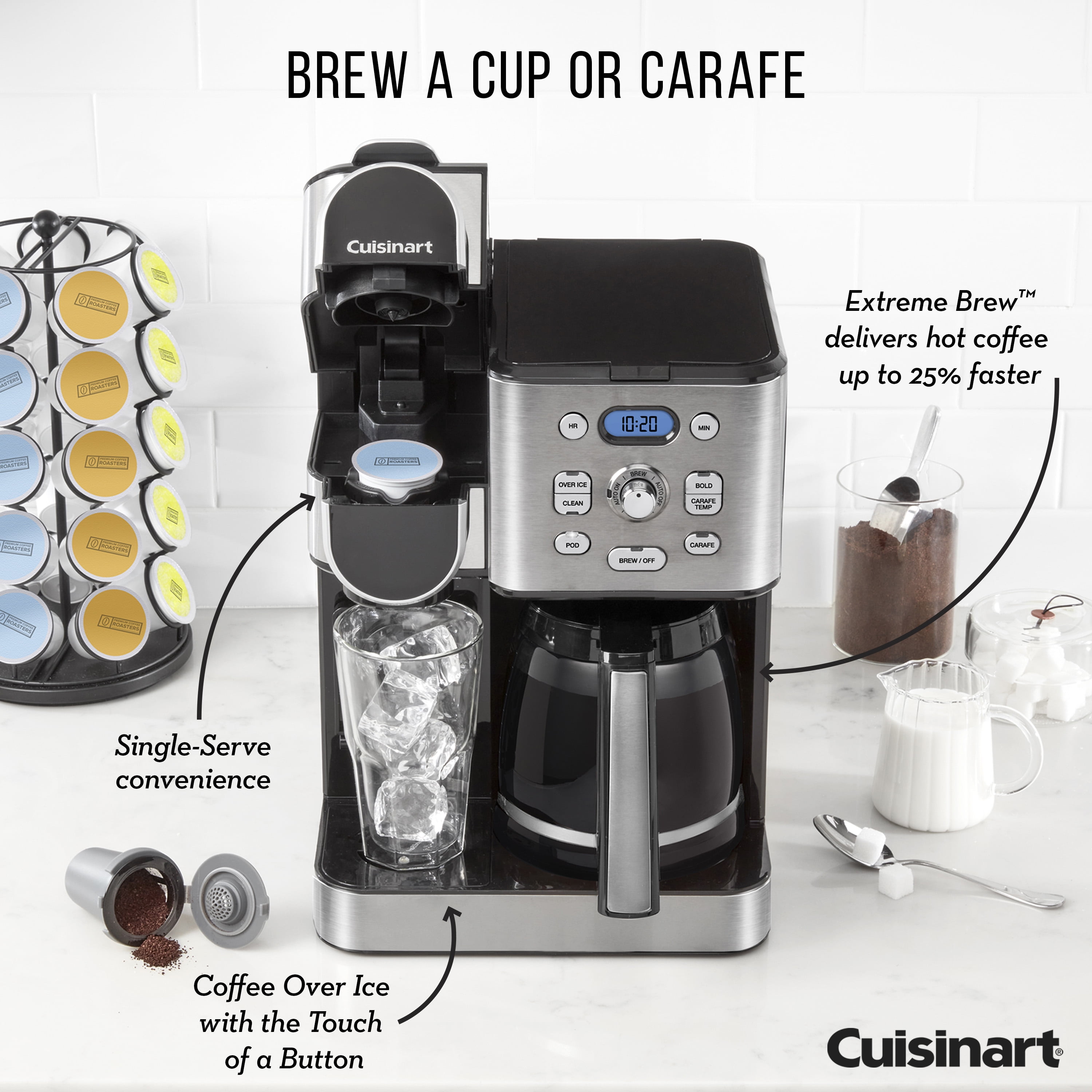 Cuisinart Coffee Makers K Cup And Carafe Coffee Maker Cuisinart