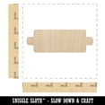 thumbnail image 2 of Rolling Pin Solid Baking Wood Shape Unfinished Piece Cutout Craft DIY Projects - 4.70 Inch Size - 1/8 Inch Thick, 2 of 7