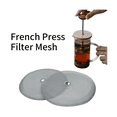 thumbnail image 3 of 2X French Press Replacement Filter Screen Reusable Stainless Steel Mesh Filter for French Press Coffee Makers, 3 of 7