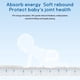 thumbnail image 2 of Alfombra de Juego para Bebé ILPEOD 200x150 cm Espuma de Memoria 3 cm Beige, 2 of 8