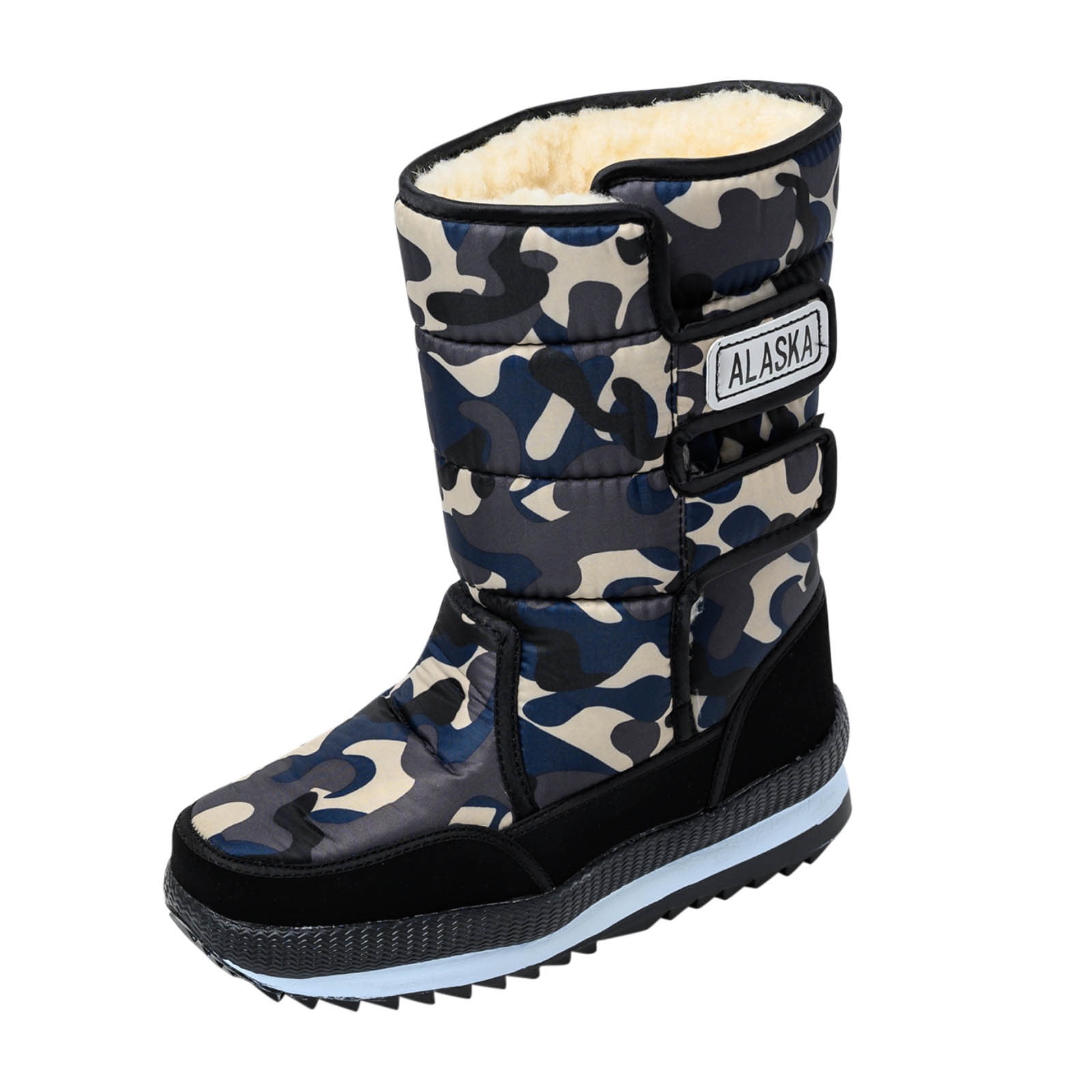 Cyber Monday Deals 2021 Tuscom Cowboy Boots for Women Snow Boots Cowgirl Boots Women's Fashion Color Imitation Animal Boots Plus Cashmere Boots, Size: