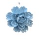 thumbnail image 4 of Wosthever Flores de cerámica, flor tridimensional, artesanías para colgar en la pared, sala de estar, arte de negocios, decoración, Mural de Decoración del hogar Azul Largo, 4 of 6