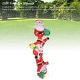 thumbnail image 3 of Papá Inflable De 8.2 Pies, Muñeco De Nieve Inflable De Navidad, Decoración Al Aire Libre, Decoración De Navidad Colgante Con Luz LED Para Césped Al Aire Libre, Entrada, 3 of 7