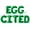 Green, variant on Letter Balloons - EGG CITED 16" Inch Alphabet Letters Foil Mylar Balloon Easter Party Banner (Blue)