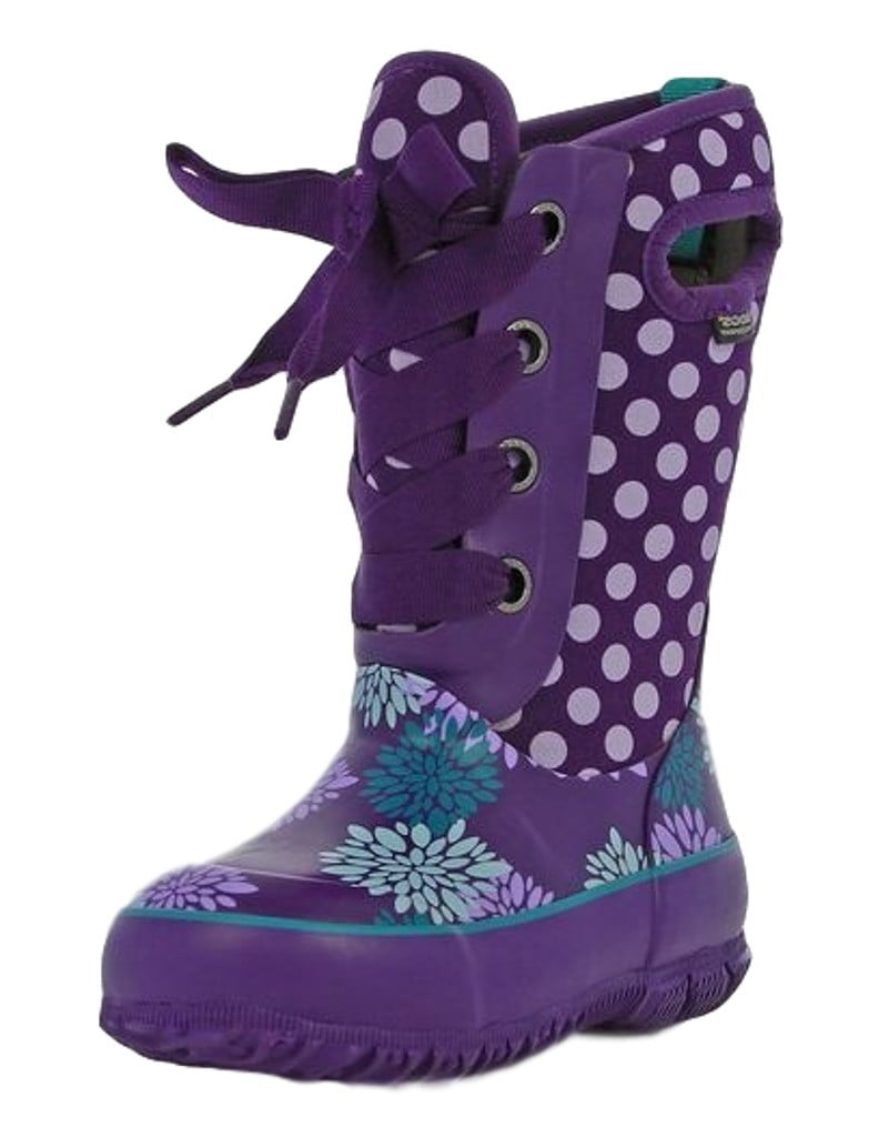 Bogs Boots Girls Kids Casey Pompons Lace Up Waterproof 71992 - Walmart.com