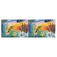 thumbnail image 6 of Yayeee Kitchen Valance Rod Pocket 54" x 18" Living Room Window Curtain, Colorful Landscape, 6 of 6