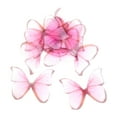thumbnail image 1 of Esquirla 10 Pcs Charms Papillon en Chiffon Flatback Embellissements Rouges, 1 of 8