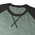 thumbnail image 7 of Hvogkswy Mens T-Shirts Color Block Crew Neck Long Sleeve T-Shirt Soft Lightweight Fall Casual Pullover Top, Size S-3XL, 7 of 7