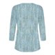 thumbnail image 5 of Blusas para las Mujeres Casual, 3/4 Manga Floral Estampado Camiseta de Moda Top Hecho de Poliéster Transpirable Suave para el Uso Diario de Primavera Otoño, Tops de Blusa para las Mujeres, 5 of 5