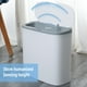 thumbnail image 5 of Almacenamiento y organización de oficina, bote de basura con sensor sin contacto de 13 litros/3,4 galones, pequeña capacidad, con tapa y sensor, ideal para cocina, sala de estar y oficina., 5 of 8