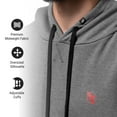 thumbnail image 2 of Hayabusa Men's Midweight Pullover Hoodie - Dark Heather Grey, X-Large, 2 of 6