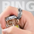thumbnail image 3 of Creative Beer Bottle Opener Ring - Stainless Steel Bar Tool, Magic Wrench Bottle Opener, 3 of 4