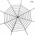 thumbnail image 1 of Worallymy Halloween Cobweb Animal Web Net Tricky Toy Prop para decoración de fiestas en interiores y exteriores, negro, 1,5 m Worallymy JD735799705, 1 of 7