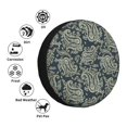 thumbnail image 5 of Spare Tire Cover - Paisley Pattern No.9075 Universal Fit for RV Car Camper SUV Travel Trailer Tire Cover 14-17 Inch Tire Protectors 14 inch, 5 of 7