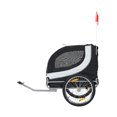 thumbnail image 2 of YYAO Foldable Bicycle Pet Trailer, Dog and Cat Travel Bike Rack, Black, 2 of 8