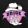 thumbnail image 3 of CafePress - Cowgirl Bride Women's Dark Pajamas - Women's Short Sleeve Print T-Shirt and Pants Dark Cotton Pajama Set, 3 of 7